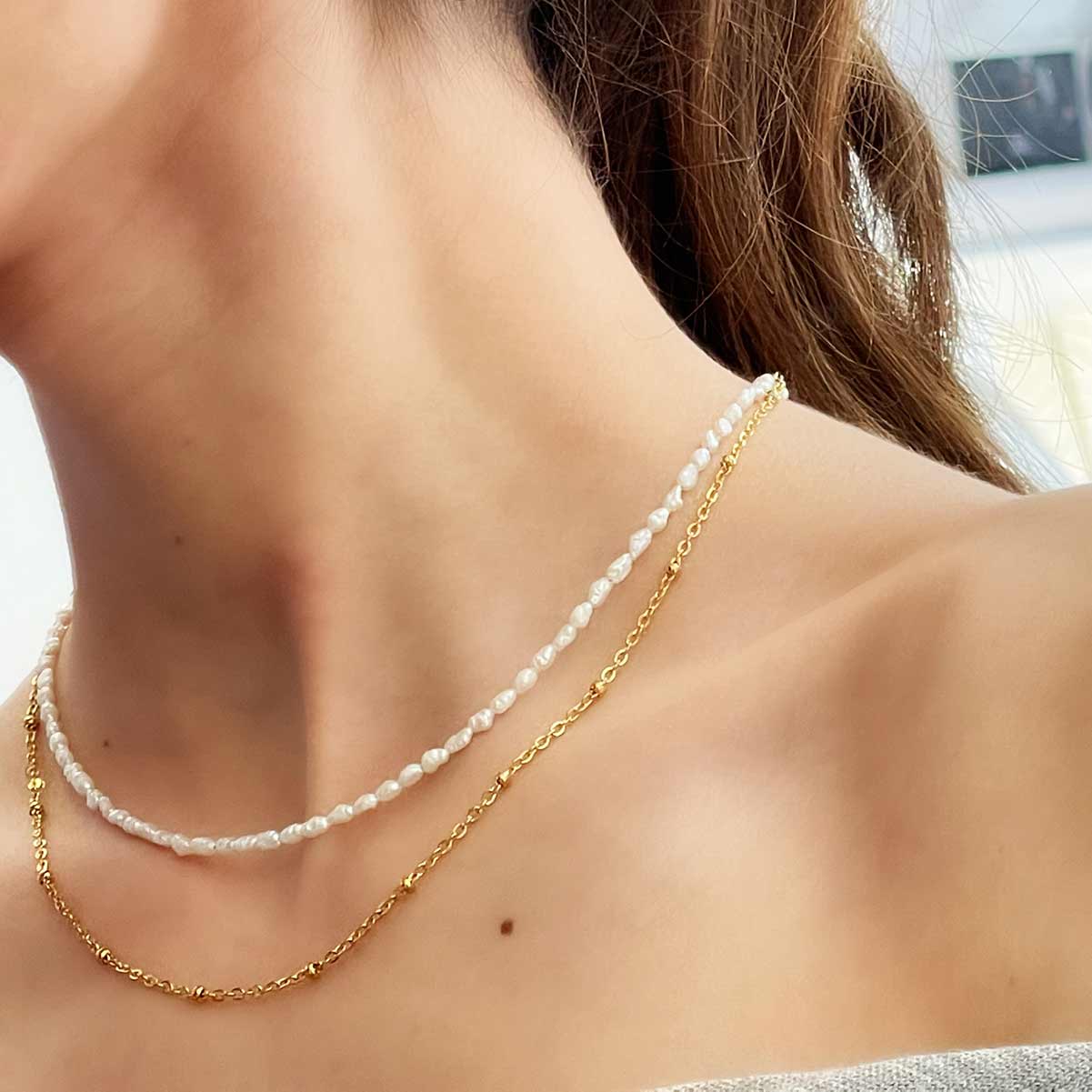 Leticia Chain Gold 2MM Αλυσίδα λαιμού από ανοξείδωτο ατσάλι 316L